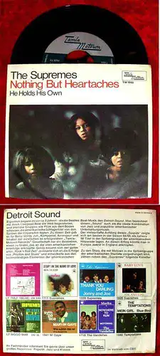 Single Supremes: Nothing But Heartaches (Tamla Motown TM 1080) D