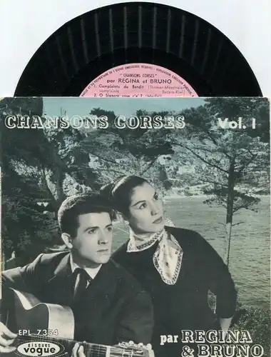 EP Regina & Bruno: Chansons Corses Vol. 1 (Vogue EPL 7354) F