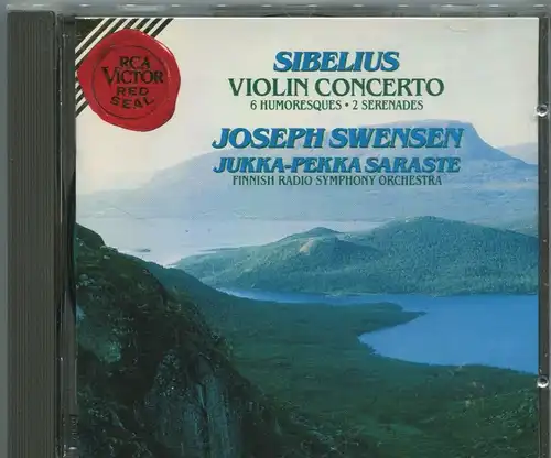 CD Joseph Swensen Jukka-Pekka Saraste: Sibelius: Violin Concerto (RCA) 1992