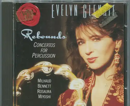 CD Evelyn Glennie: Rebounds Concertos for Percussion (RCA) 1992