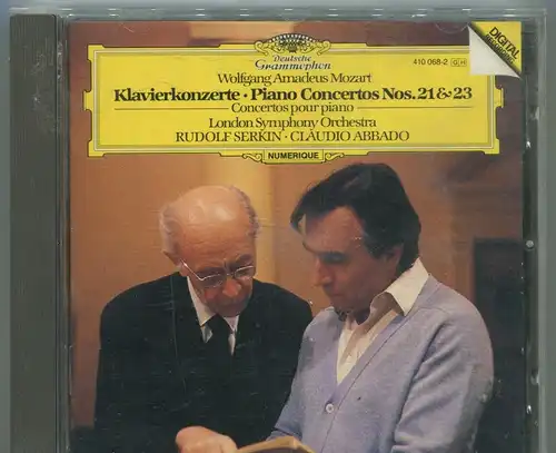 CD Rudolf Serkin Claudio Abbado: Mozart Klavierkonzerte Nos. 21 & 23 (DGG) 1983
