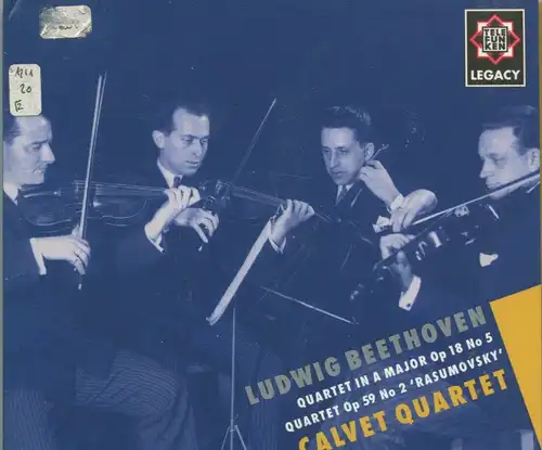 CD Calvet Quartet: Beethoven Quartet in A Major (Telefunken Legacy Series) 2001