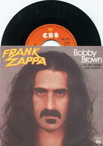 Single Frank Zappa: Bobby Brown (CBS 8216) D 1979