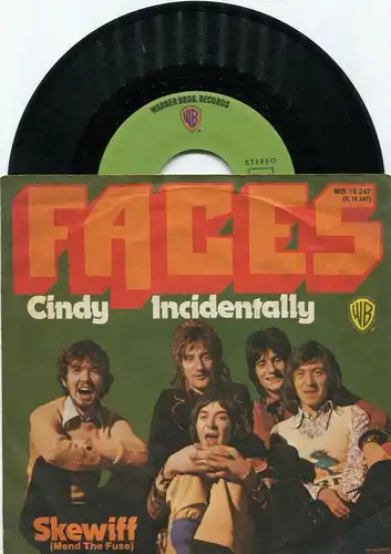 Single Faces: Cindy Incidentally (Warner Bros. WB 16 247) D 1973