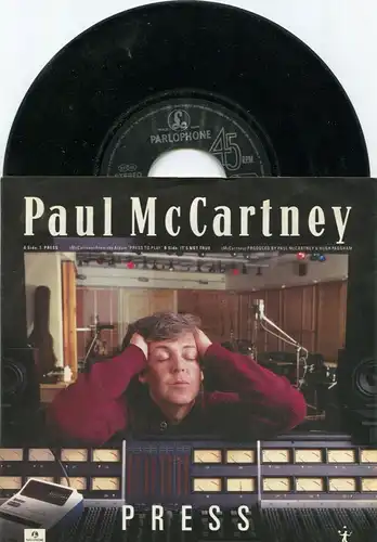 Single Paul McCartney: Press (Parlophone 1C 006-20 1341 7) D 1986