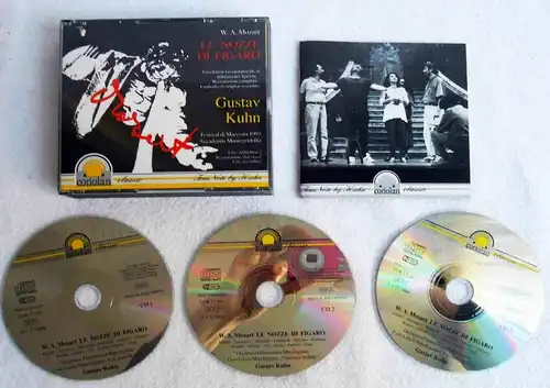 3CD Gustav Kuhn: Mozart - Le Nozze Di Figaro -  Maccerata Festival 1993 -