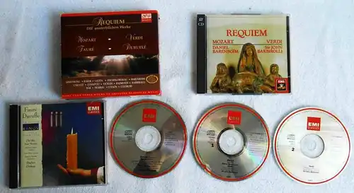3CD Requiem - Die unsterblichen Werke - Mozart Fauré Verdi Duruflé (EMI) 1995