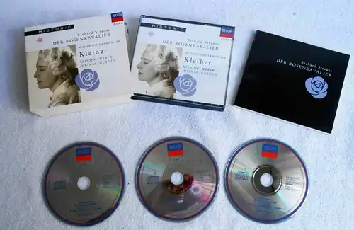 3CD Box Erich Kleiber - Strauss: Rosenkavalier (Decca) 1990