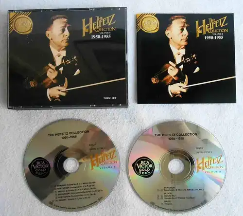 2CD Jascha Heifetz: Heifetz Collection Vol. 8 - 1950 - 1955 (BMG) 1994