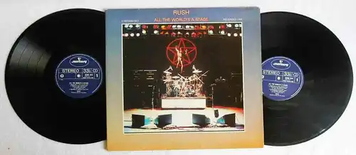 2LP Rush: All The World´s A Stage (Mercury 6643 040) NL 1976