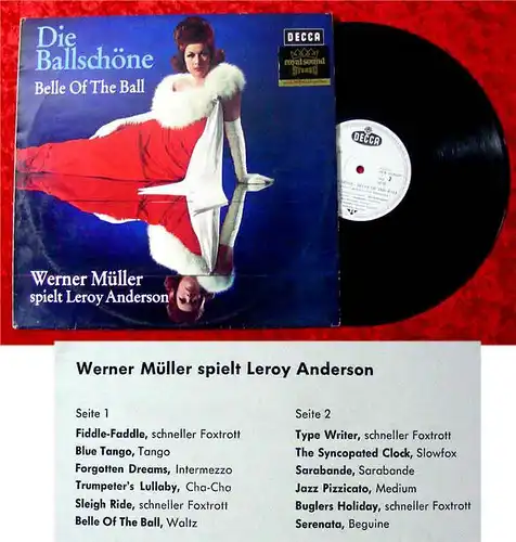 LP Werner Müller Die Ballschöne Belle of the Ball (Decca) D Promo