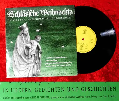 25cm LP Schläsiche Weihnachta -Menzel Willem - In Liedern & Gedichten....