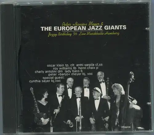 CD Peter Banjo Meyer & European Jazz Giants Jazzy Birthday ´96 Live Musikhalle