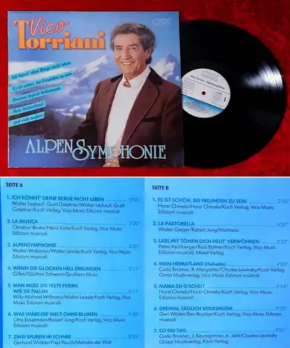 LP Vico Torriani: Alpen Symphonie (Koch 122 315 E) A 1990