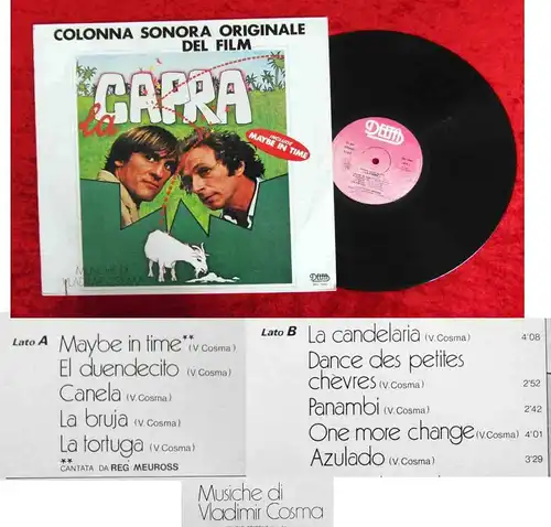 LP La Capra - Vladimir Cosma (Delta DEL 7009= Italien 1981
