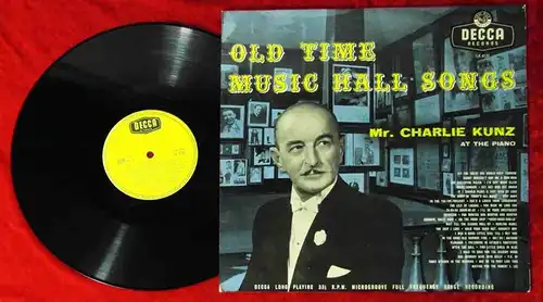 LP Charlie Kunz: Old Time Music Hall Songs (Decca LK 4131) Frankreich
