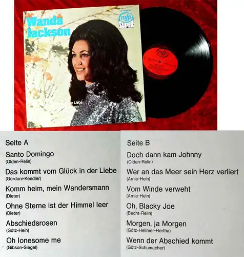 LP Wanda Jackson - Ihre deutschen Originalaufnahmen (MfP 1M 048-81 436) D