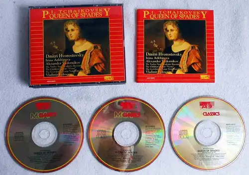 3CD Box Tschaikowsky: Queen of Spades (MCA) 1990