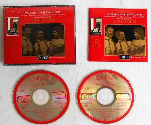 2CD Box Mozart: Cosi Fan Tutte Karl Böhm Irmgard Seefried Erich Kunz 1954