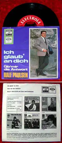 Single Ralf Paulsen: Ich glaub an Dich / Gib mir die Antwort (Electrola 23 178)