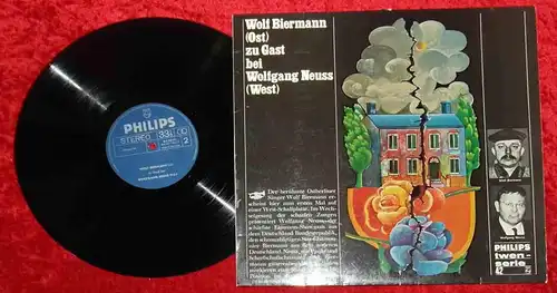 LP Wolf Biermann (Ost) zu Gast bei Wolfgang Neuss (West) (Philips Twen Serie) D