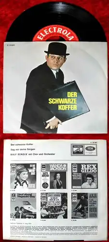 Single Ralf Bendix: Der schwarze Koffer (Electrola E 23 081) D 1965