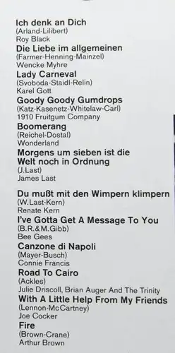 LP Große Schlageparade ´69 (Polydor H 874/0) Clubsonderauflage (D)