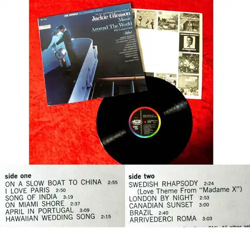 LP Jackie Gleason: Music Around the World - For Lovers Only (Capitol SMK 74 152)