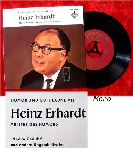 EP Heinz Erhardt - Meister des Humors Noch'n Gedicht