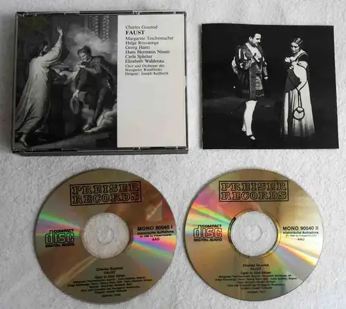 2CD Box Gounod: Faust - Helge Rosvaenge Georg Hann (Preiser) 1990
