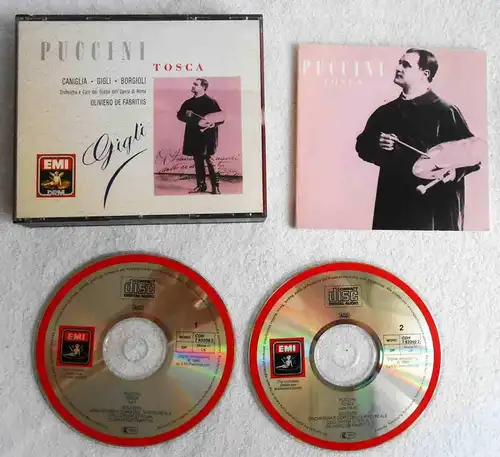 2CD Box Puccini: Tosca - Maria Caniglia Benjamino Gigli (EMI) 1990