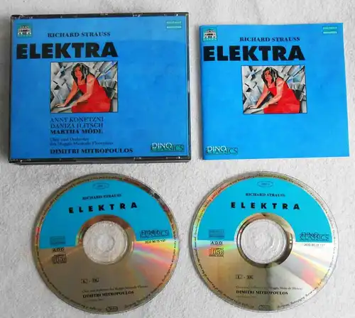 2CD Box Strauss: Elektra - Martha Mödl Mitropoulos (Dino) 1991