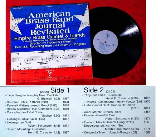 LP Empire Brass Quintet & Friends: American Brass Band Journal Revisited 1978