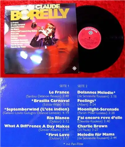 LP Jean Claude Borelly Dolannes Melodie