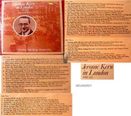 2LP Jerome Kern in London OVP