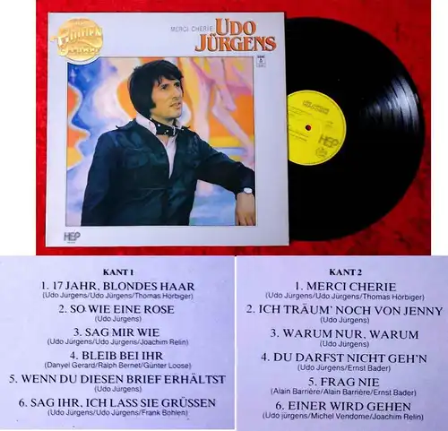 LP Udo Jürgens: Merci Cherie (Golden Label HEP HN 4391) NL 1981