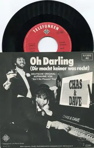 Single Chas & Dave: Oh Darling (Telefunken 613512 AC) D 1982