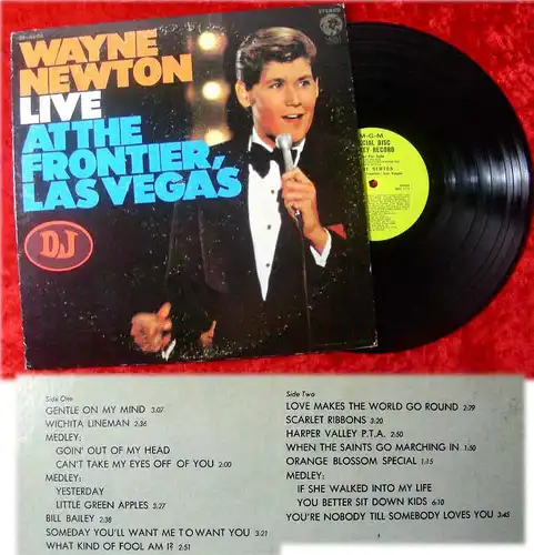 LP Wayne Newton: Live at Frontier, Las Vegas (MGM) DJ Copy