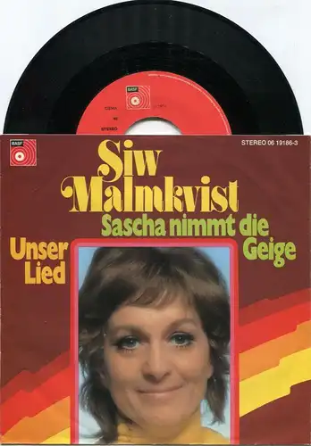 Single Siw Malmqvist: Sascha nimmt die Geige (BASF 06 19186-3) D 1974