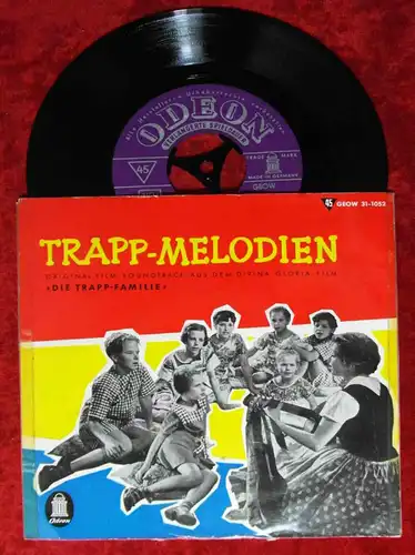 EP Ruth Leuwerik & Kinderchor Rudolf Lamy: Trapp Melodien (Odeon 31-1052) D