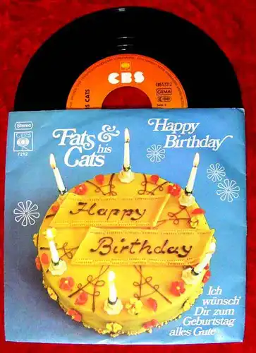 Single Fats & His Cats: Happy Birthday (CBS 7212) D