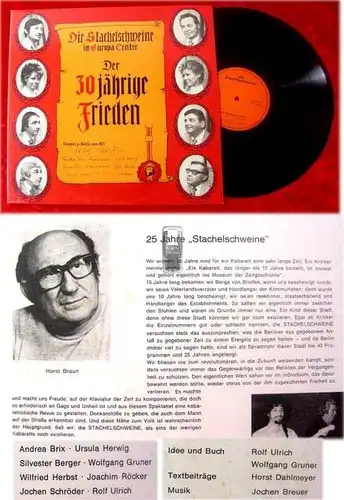LP Berliner Stachelschweine: Der 30jährige Frieden 1975