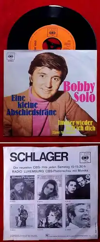 Single Bobby Solo: Eine kleine Abschiedsträne (CBS 4486 U) D 1969
