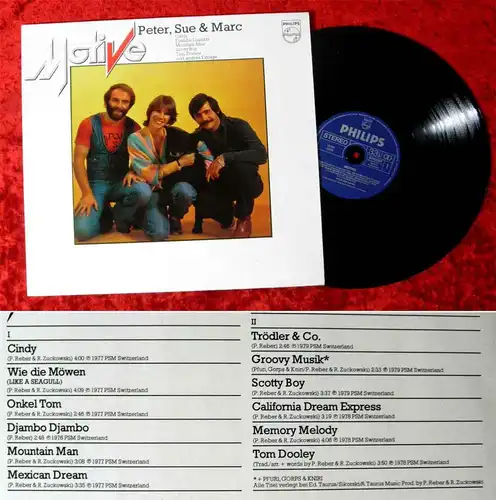 LP Peter Sue & Marc: Motive (Philips 6449 057) D 1979