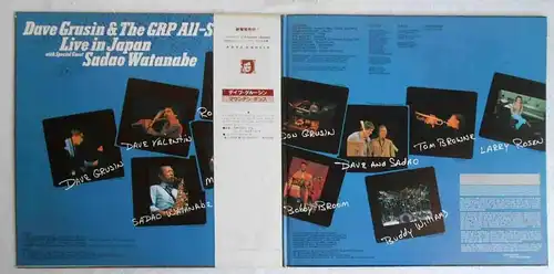 LP Dave Grusin & GRP All Stars Live In Japan (JVC VIJ 6338) Japan 1980