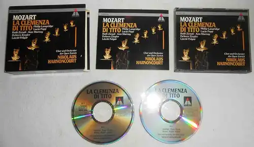 2CD Box Nikolaus Harnoncourt: Mozart - La Clemenza Di Tito (Teldec) 1994