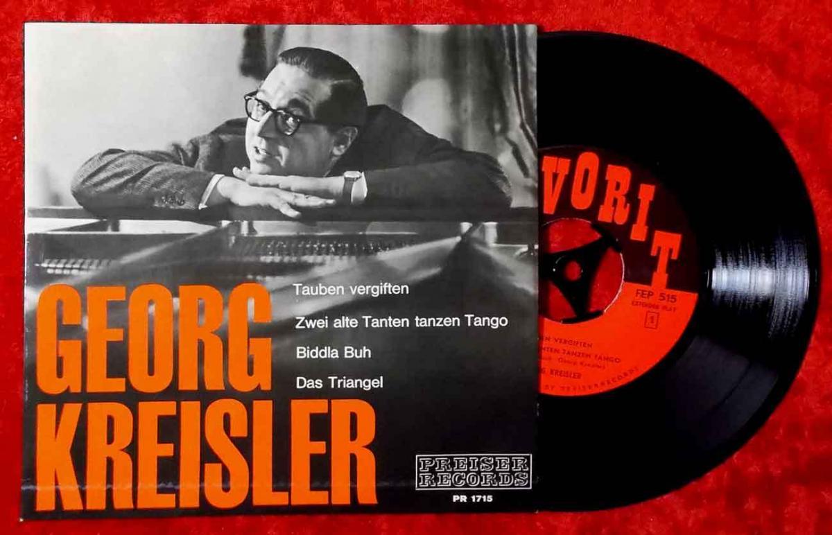 EP Georg Kreisler: Tauben Vergiften + 3 (Preiser PR 1715) A Nr ...