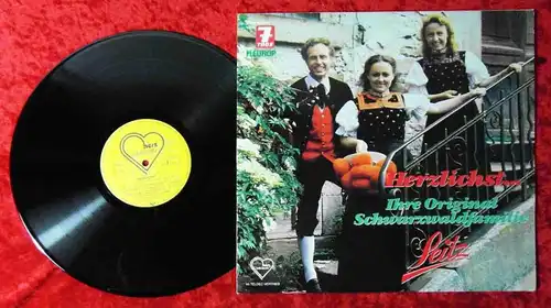 LP Original Schwarzwaldfamilie Seitz: Herzlichst... (Herz 625385 AP) D 1982