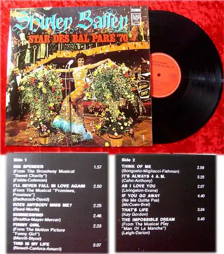 LP Shirley Bassey: Star des Bal Paré 1970 (D) (United Artists)