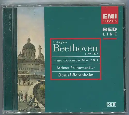 CD Daniel Barenboim: beethoven Piano Concertos 2&3 (EMI)
